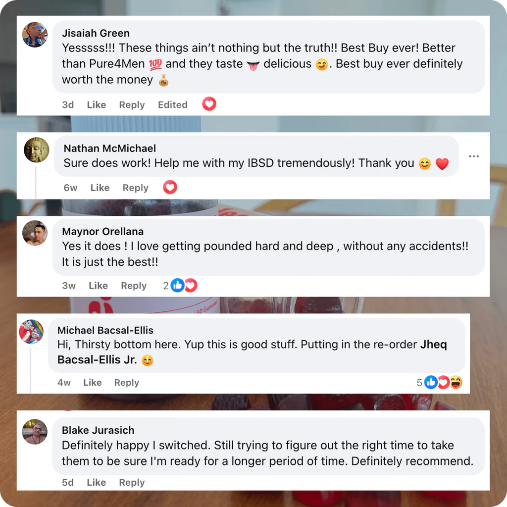 Peachy Clean Probiotic Fiber Gummies